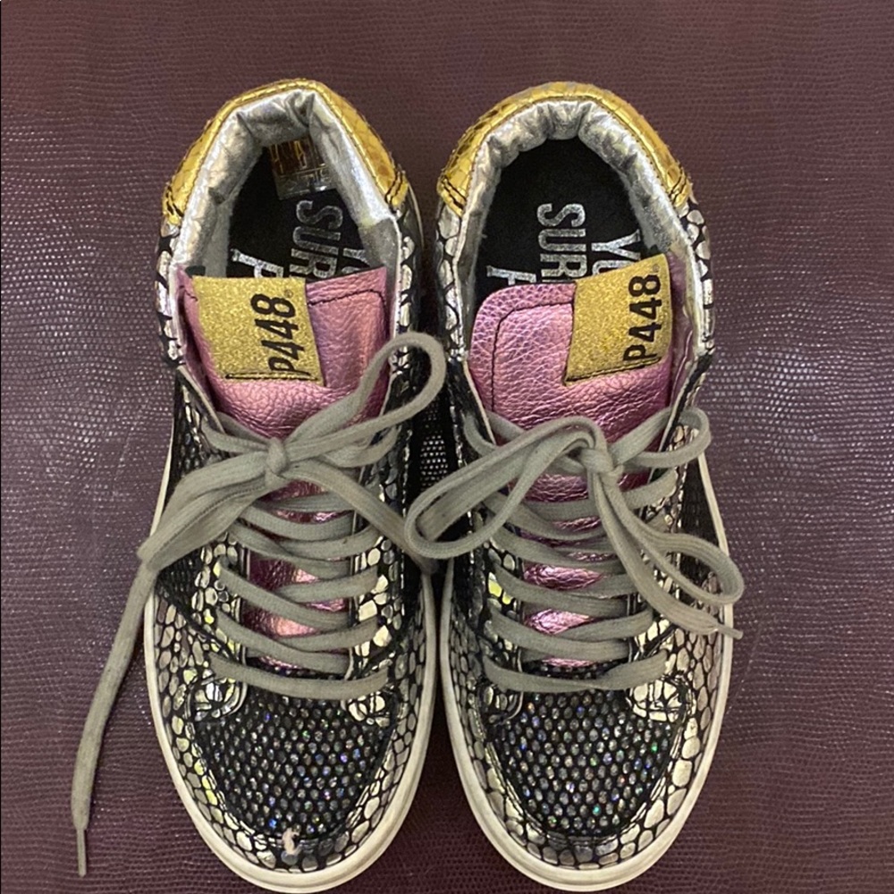 P448 high top sneakers